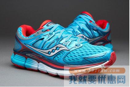 索康尼（Saucony）Triumph ISO 蓝色款 女士顶级缓震系跑鞋