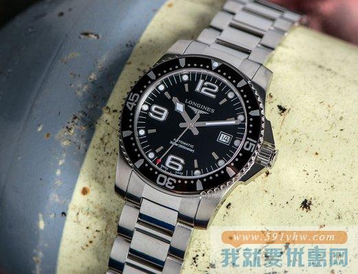 浪琴（Longines）HydroConquest L3.642.4.56.6男士自动机械腕表