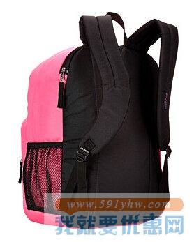杰斯伯（JanSport）Digital Student大学生粉色15寸双肩包