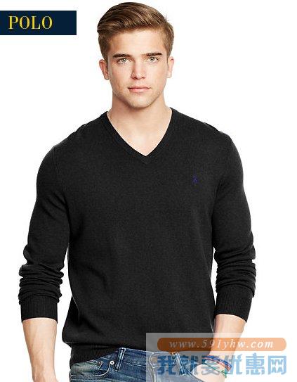 拉夫劳伦（Ralph Lauren）Wool V-Neck 多色可选Sweater男士V领羊毛衫