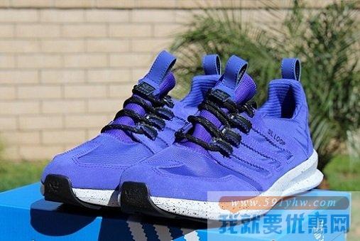 阿迪达斯（adidas）三叶草 SL LOOP TR 蓝色男士复古跑鞋