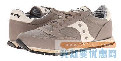 索康尼（Saucony）Originals Jazz Low Pro Vegan浅灰色款 男款复古跑鞋