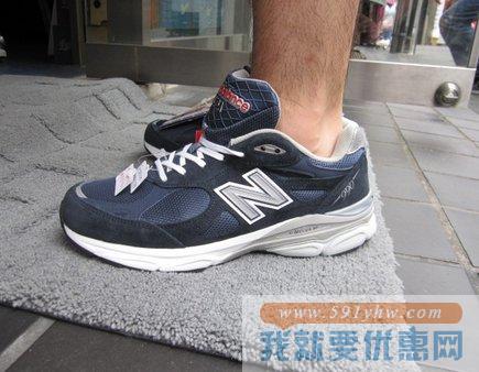 新百伦（New Balance）990V3 男士总统慢跑鞋