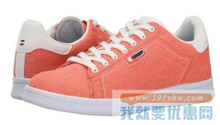 汤米·希尔费（Tommy Hilfiger）Suzane女士时尚休闲帆布鞋