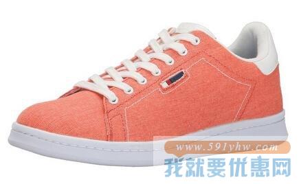 汤米·希尔费（Tommy Hilfiger）Suzane女士时尚休闲帆布鞋