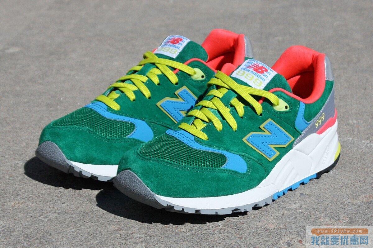 新百伦（New Balance）ML999 Elite Edition绿色款 男士复古跑鞋