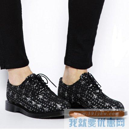 马丁博士（Dr. Martens）Briar 5-Eye女士时尚牛津鞋