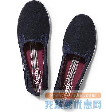 Keds Crashback Wool藏蓝色 时尚清爽女士帆布鞋