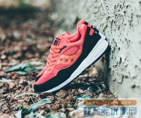 索康尼（Saucony）Originals Shadow 6000橘红色 男士复古慢跑鞋