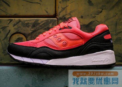 索康尼（Saucony）Originals Shadow 6000橘红色 男士复古慢跑鞋