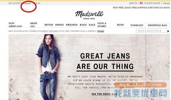 Madewell(美德威尔)海淘攻略