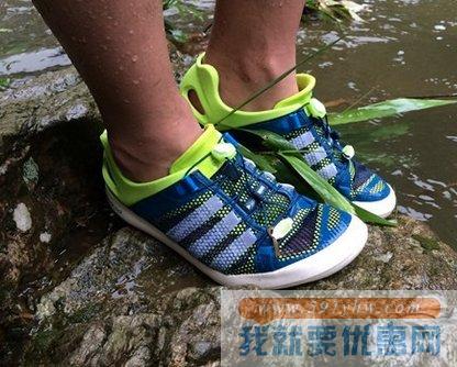 阿迪达斯Climacool Boat Breeze清风系列绿色款 男士透气健步休闲鞋