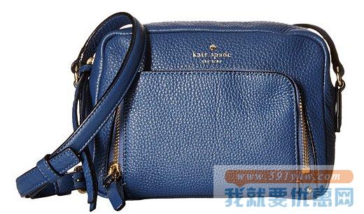 凯特丝蓓（Kate Spade New York）Cobble Hill Small Rosie女士宝石蓝小号单肩包