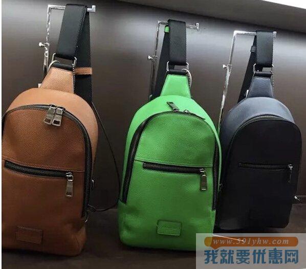 蔻驰(Coach)男士单肩包 绿色