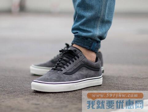 Vans(凡斯）Old Skool MTE黄色 中性款真皮休闲鞋
