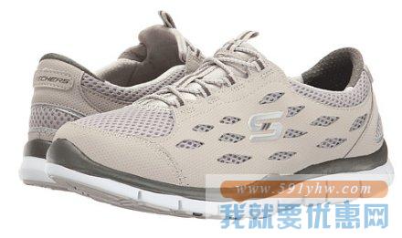 斯凯奇（SKECHERS）Gratis 2.0女士运动鞋 米色款