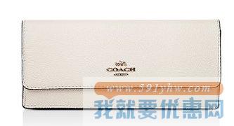 COACH 蔻驰 女士长款钱包 3色可选