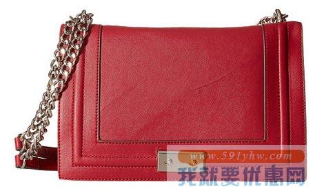 玖熙（Nine West）Internal Affairs红色款 女士时尚质感单肩包