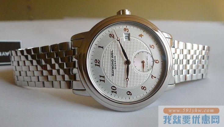 雷蒙威（Raymond Weil）Maestro经典大师系列 小秒针机械腕表 2838-S5-05658
