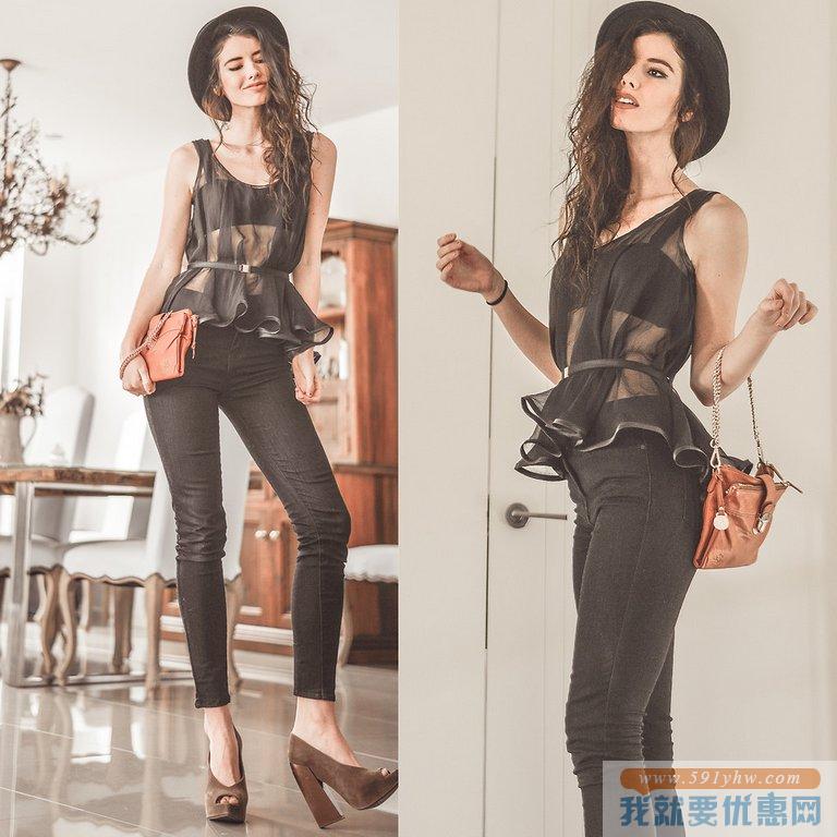 Melissa梅丽莎Boho 鱼嘴高跟鞋女士棕色款