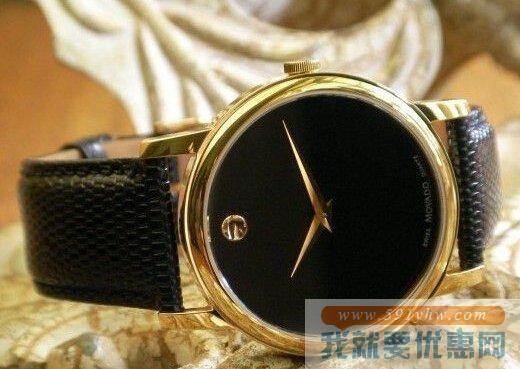 （Movado）摩凡陀Museum大圆点情侣对表之男款 （博物馆系列2100005）