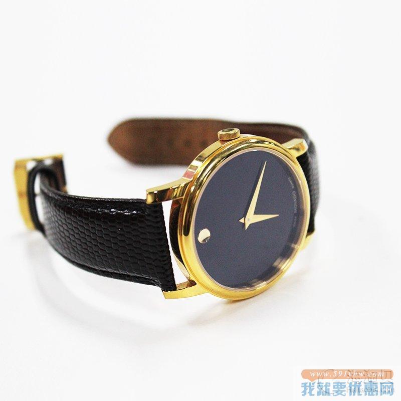 （Movado）摩凡陀Museum大圆点情侣对表之男款 （博物馆系列2100005）