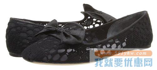 Johnston & Murphy 蕾丝镂空蝴蝶结平底鞋Riley Bow Slipper
