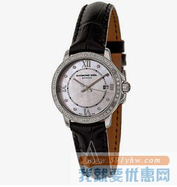 雷蒙威（RAYMOND WEIL）TANGO系列5391-LS1-00995女士镶钻时装腕表