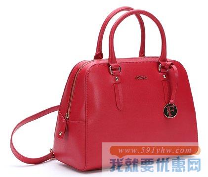 芙拉（Furla）elena女士真皮大号手提包/单肩包