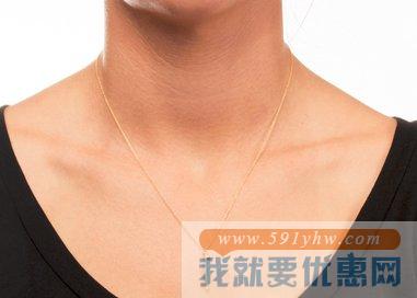 Dogeared 女士时尚锁骨链The Scene Stealer Spear and Bead