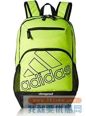 阿迪达斯（Adidas）Rumble时尚600D防撕裂双肩背包 灰橘配色
