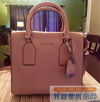 MICHAEL Michael Kors  Selby Medium Top Zip Messenger女士真皮手提/信封包
