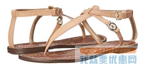 山姆爱德曼（Sam Edelman）Galia女士性感真皮夹脚凉鞋