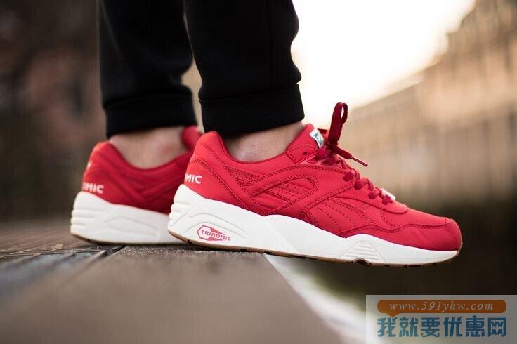 彪马（PUMA）R698 SPLATTER 男士复古跑鞋