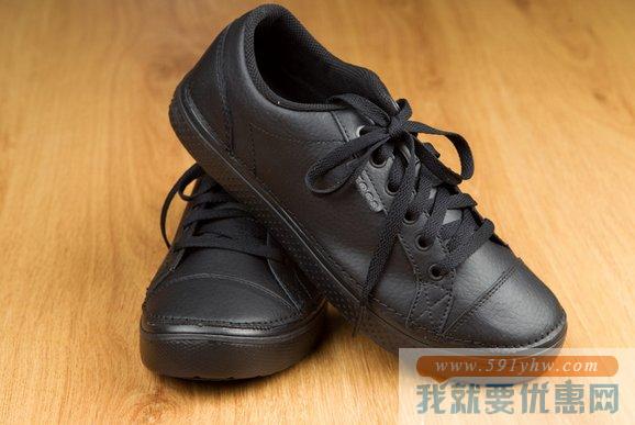卡洛驰（Crocs）Hover Work中性款真皮休闲鞋