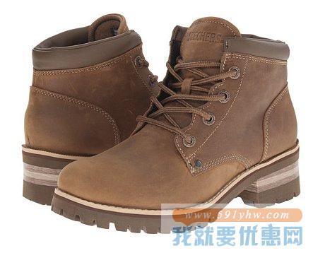 斯凯奇（SKECHERS）Laramie 2棕色 女士工装靴
