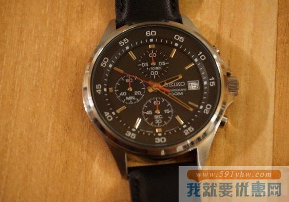 精工（SEIKO）Chronograph SKS495三眼计时男表