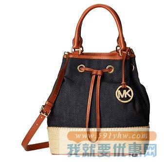 MICHAEL Michael Kors Marina 女士帆布手提单肩包