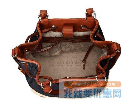 MICHAEL Michael Kors Marina 女士帆布手提单肩包