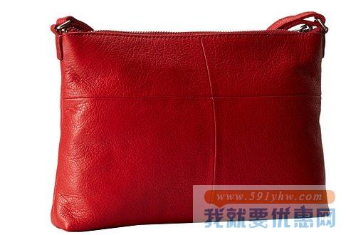 化石（Fossil）Dawson红色 时尚迷你斜挎包