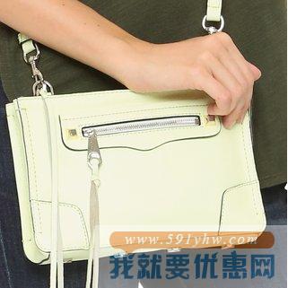 瑞贝卡·明可弗（Rebecca Minkoff）Regan真皮单肩斜跨包