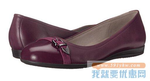 爱步(ECCO)Touch 15 Scale Ballerina触感女士真皮平底鞋