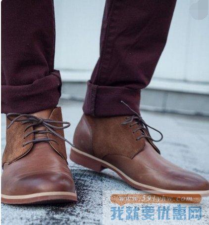 爱步（ECCO）Findlay Chukka Boot芬莱男士正装系带短靴