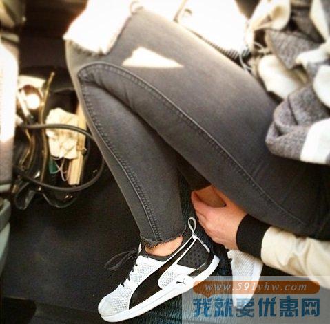 彪马（PUMA）Pulse XT Geo女子训练鞋 经典黑白色