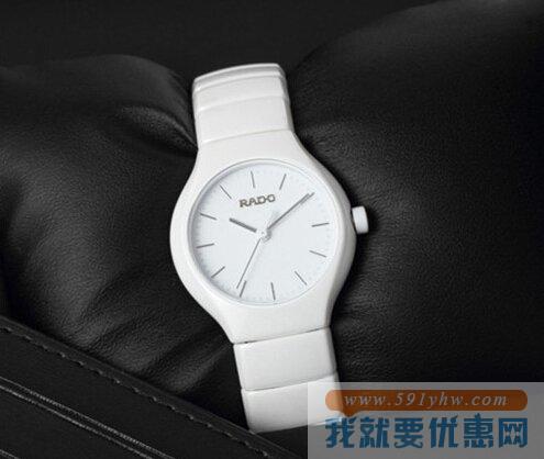 雷达（RADO）TRUE真系列R27696022女款陶瓷腕表