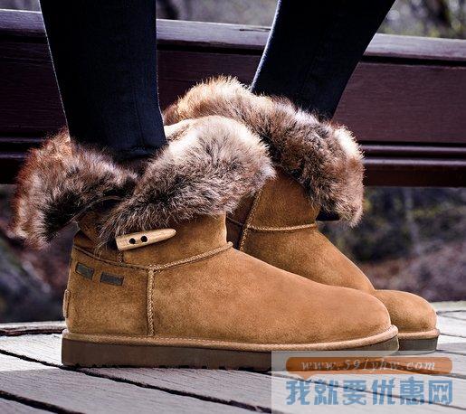 UGG Meadow女士经典防水翻毛皮雪地靴