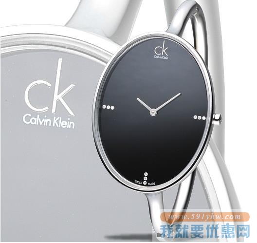 卡文克莱恩（CLAVIN KLEIN）Sartoria系列K3D2S11S时尚手镯式女表