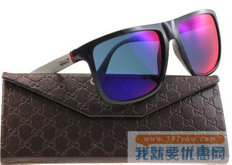 古驰（Gucci）GG 1075/S GVB MI Shiny男士时尚太阳镜