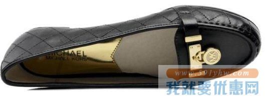 MICHAEL Michael Kors Hamilton Moc女士格菱纹平底鞋