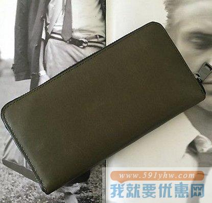 蔻驰（COACH ）Varsity Stripe Accordion Wallet中性款真皮钱包